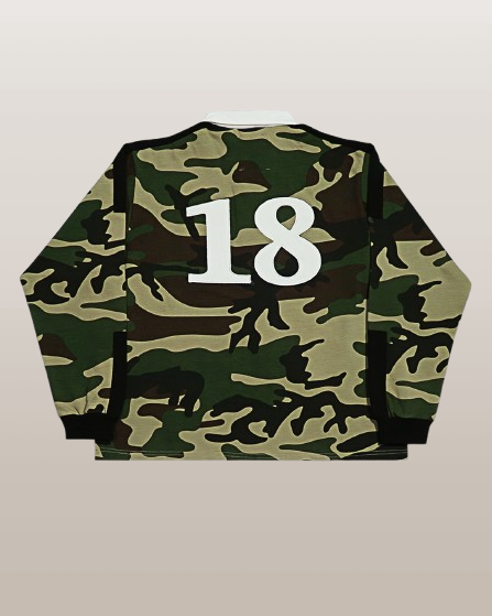 CORTEIZ PANELLED RUGBY SWEATSHIRT