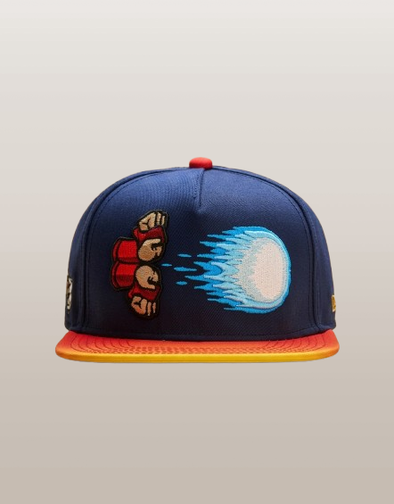 Hip Hop Streetwear Baseball Cap with Colorful Orange